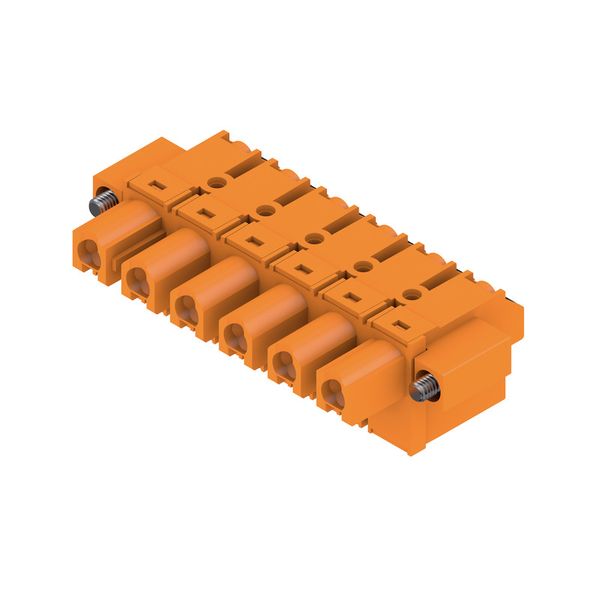 PCB plug-in connector, female plug, 7.62 mm, Number of poles: 6, 180°, PUSH IN with actuator, Clamping range, max. : 2.5 mm², Box image 4