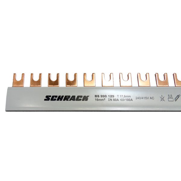 C-Busbar 1-pole, 16mmý,, L1 + L3, 1m (The price is shown without markup on metals. Request a quote for accurate information) image 1