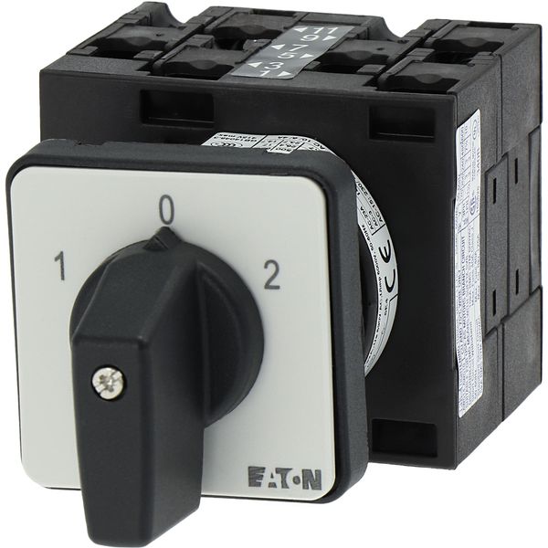 T3-3-8401/E Reversing switches, T3, 32 A, flush mounting, 3 contact unit(s), Contacts: 5, 60 °, maintained, With 0 (Off) position, 1-0-2, Design number 8401 image 31