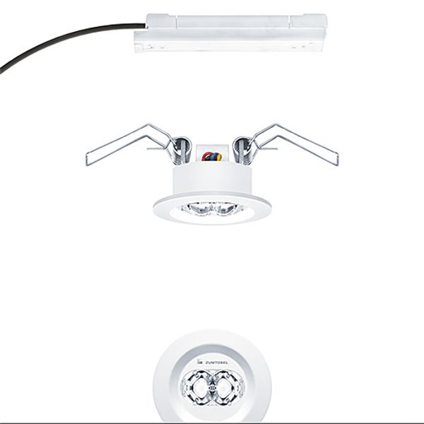 RESCLITE PRO MRCR MINI ANT ECD WH - Safety luminaire image 1