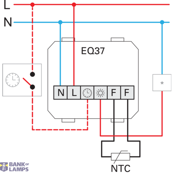 THERMOSTAT FLOOR HEATING 16A 230V~ AT XO 4438517 image 4