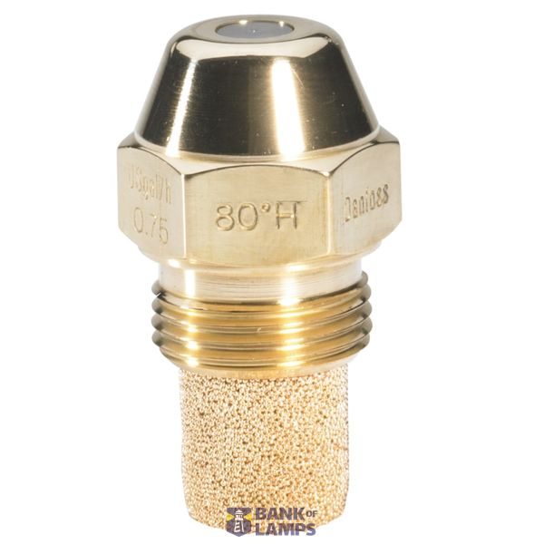 Oil Nozzles, OD H, 1.75 gal/h, 6.55 kg/h, 60 °, Hollow image 1