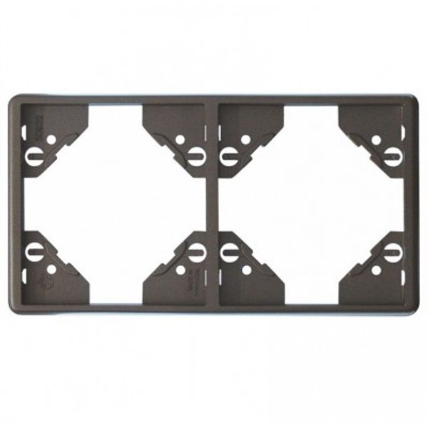 DOUBLE HORIZONTAL FRAME GRAPHITE image 1