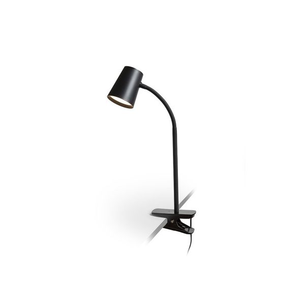 VERINA DIMM on clip black 230V LED 4.5W 100° 3000K image 1