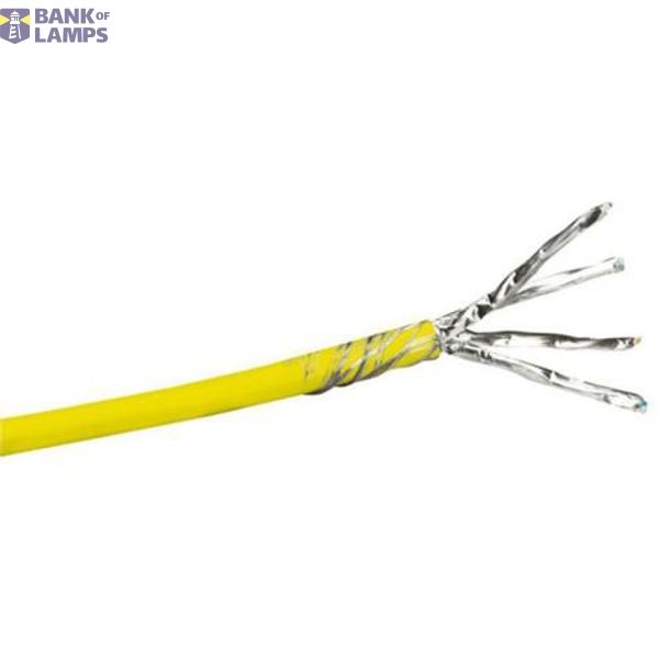 Category 6A S/FTP cable 4 pairs LSOH fire resistant 500 meters image 1