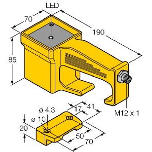 HF Read/Write Head For Manual Operation   HT-IDENT-H1147 image 1
