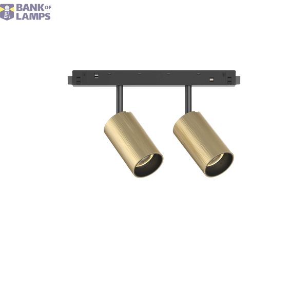 EGO TRACK DOUBLE 16W 3000K ON-OFF GD image 1