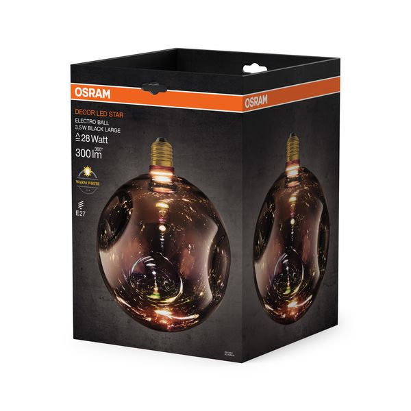 LFLATELBALLL 3,5W/827 230V BKE27FS1OSRAM image 2