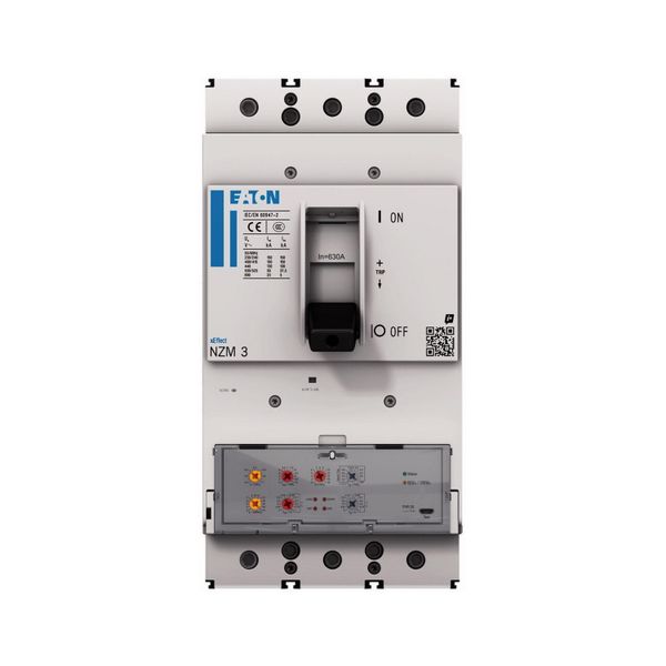 NZMS3-4-VX630-T-AVE NZM3 PXR20 circuit breaker, 630A, 4p, earth-fault protection, withdrawable unit image 3