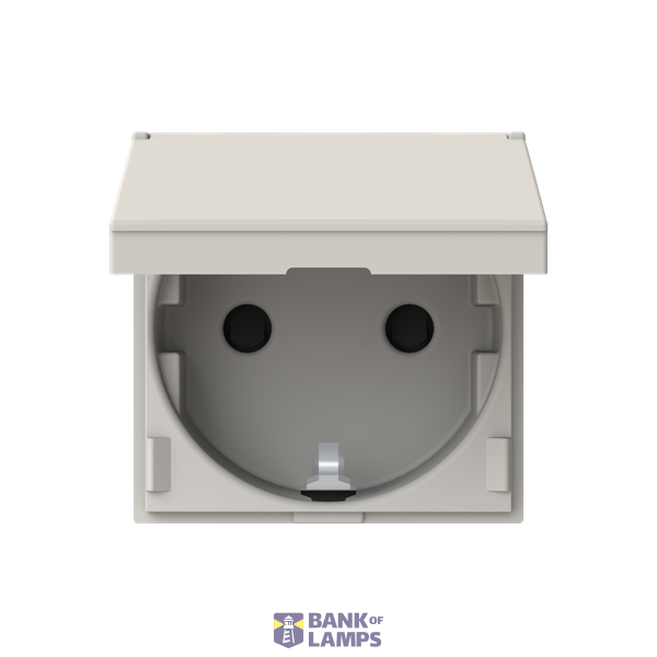 Socket outlet Schuko Without imprint Dune  - Zenit image 1