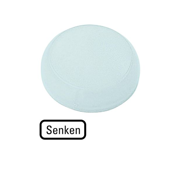 M22-XL-W-D18 Lens, indicator light white, flush, DECREASE image 3