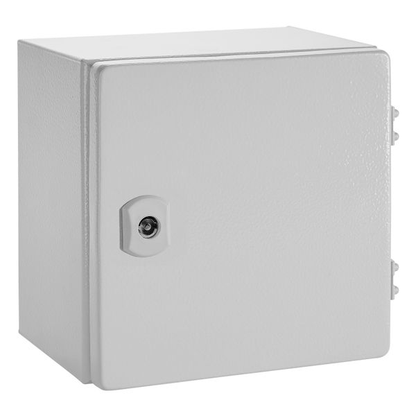 Wall-mounted enclosure 1 door IP66 H=250 W=250 D=150mm image 1
