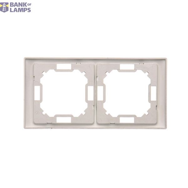 Aerial socket type "F" + computer socket RJ45 cat.6, module, champagne matt image 1