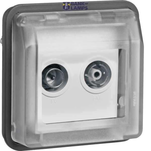 Radio/TV, terminal box, W.1, grey image 1