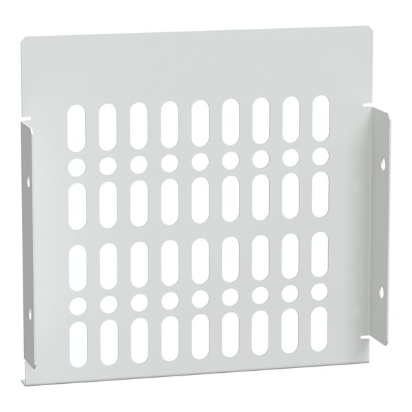 Partition Plate, PrismaSeT 6300, form 2, 3M, front and rear horizontal partition, for enclosures W300, D800 image 1