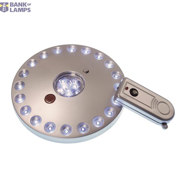 20 +3 LED light with remote control  20 +3 with extra bright LEDs  on/off switch  with screw eye / magnet  Batteries not included  needs to be 4x Mignon AA  IP20 image 1
