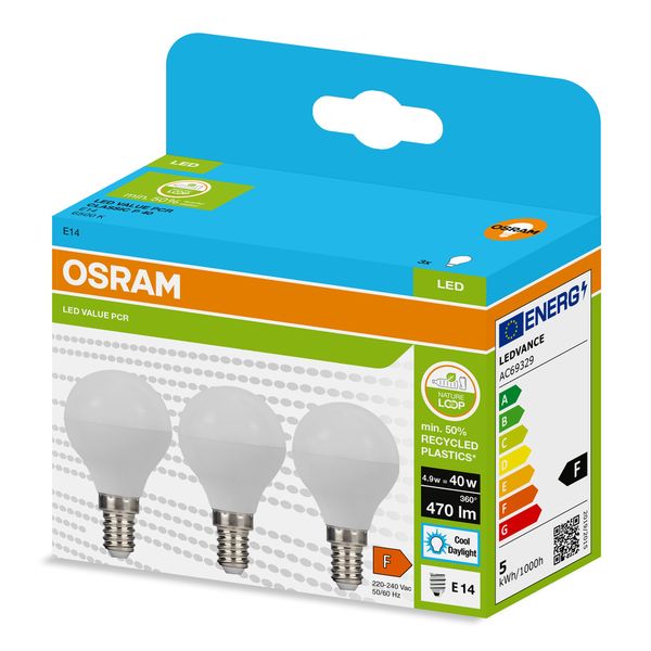 LEDPCRCLP40 4,9W/865 230VFR E14 FS3OSRAM image 2