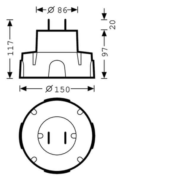Accessories for light pole Lutera 90 6378200 image 1