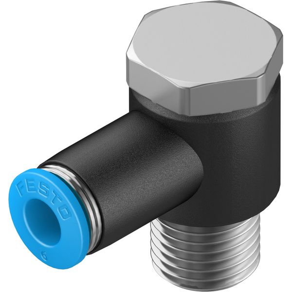 QSLV-1/4-6-100 Push-in L-fitting image 1