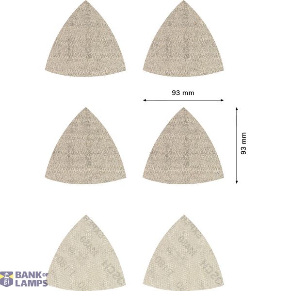 EXPERT M480 Sanding Net Set 93 x 93 mm 6-pc image 3