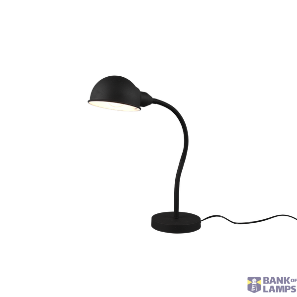 Perry table lamp E27 matt black image 1
