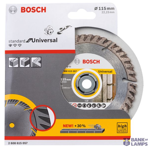 Diamond Cutting Disc ECO For Universal 180x22.23x2.6x7 image 2