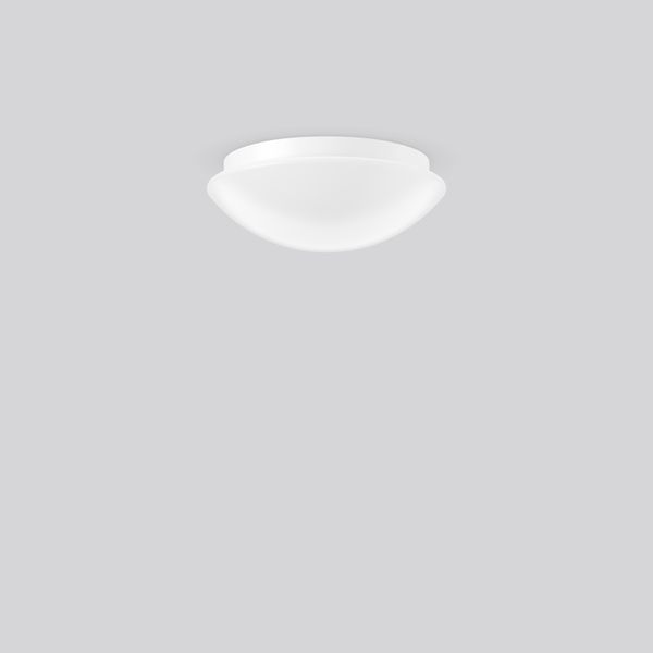 Flat Polymero IP44, 13 W, 1250 lm, 830, white, on/off Ceiling and wall image 1