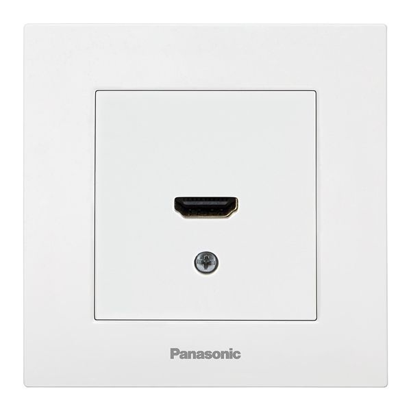 Karre Plus White HDMI Connector image 1