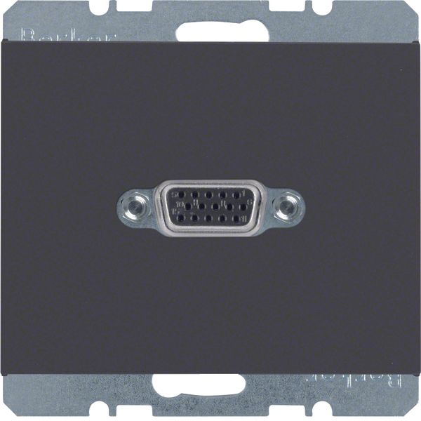 VGA soc. out., screw-in lift terminals, K.1, ant. matt, lacq. image 1