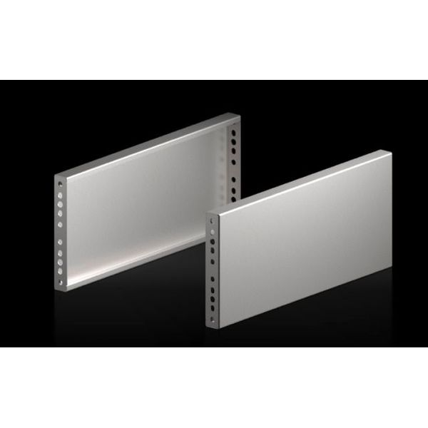Base/plinth trim panels, sides, for VX base/plinth system, stainless steel New version image 1