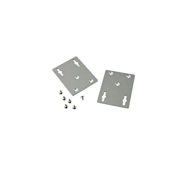 MOXA – WK-51-01 – Wall mounting kit with 2 plates (51.6 x 67 x 2 mm) and 6 screws image 1