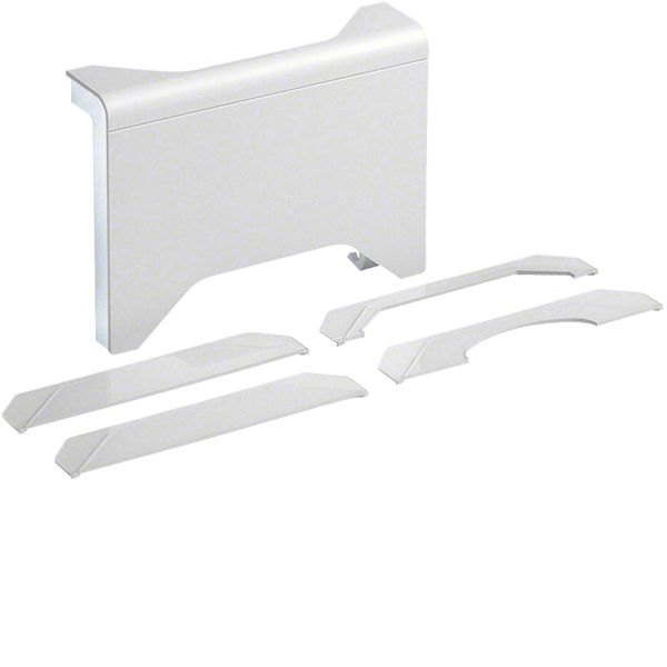 Branch on floor ducts hfr to skirting board duct SL 20x115mm traffic white image 1