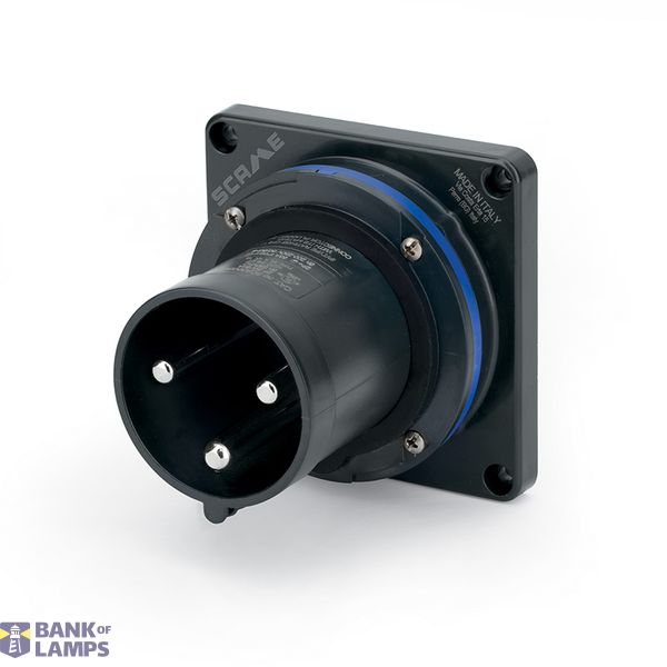 FLUSH MOUNTING APP. INLET 60A 2P 3W 6h image 1