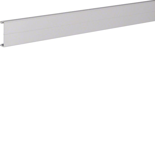 Lid halogenfree for slotted panel trunking HA7 40mm light grey image 1