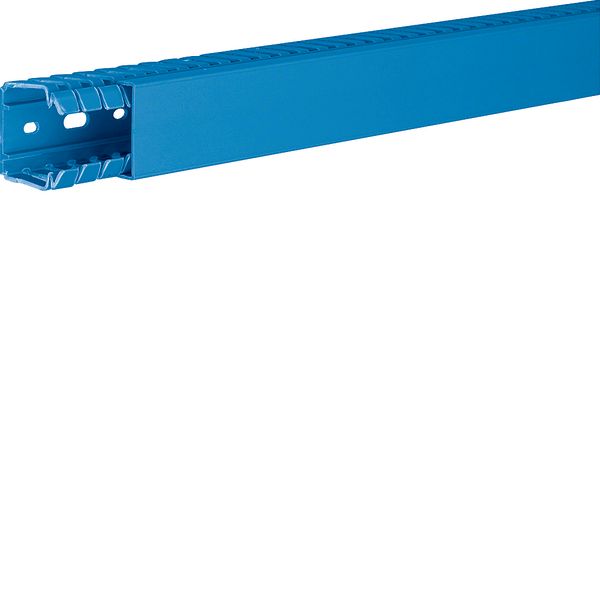 Slotted panel trunking made of PVC BA7 40x40mm blue image 1