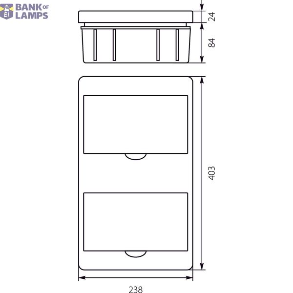 RP-16 Fala flush-mounted switchgear (N+PE) image 2