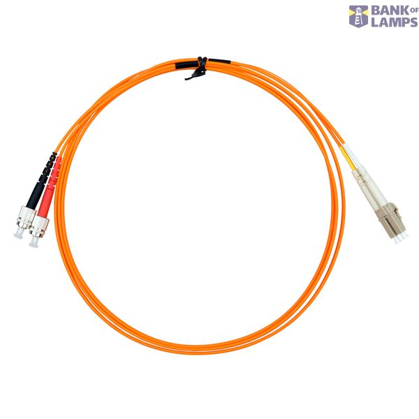 FO Patchcord Duplex LC/FC,62,5/125æm OM1, LS0H, orange, 2m image 2