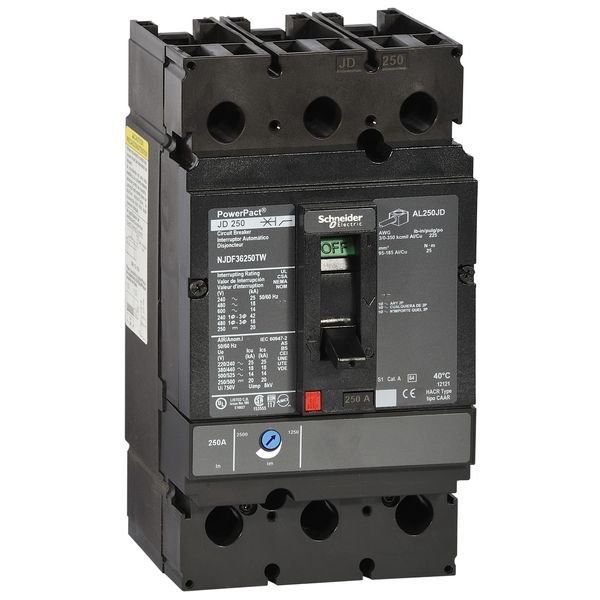 MOLDED CASE CIRCUIT BREAKER 600V 250A image 1