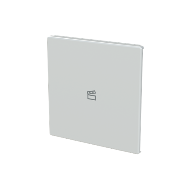free@home Cover plate with legend with Symbol scene aluminium silver - Platform 63 image 2