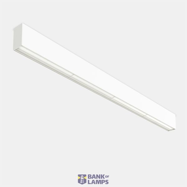 Lineal lighting system Infinite Pro 1136mm Surface Eliptic 30.38W LED neutral-white 4000K CRI 80 ON-OFF Black IP40 4559lm image 1