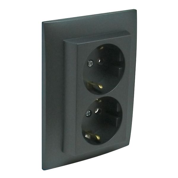 MONOB DOUB SAF EARTH SOCKET (SKO TYPE) GRAY image 1