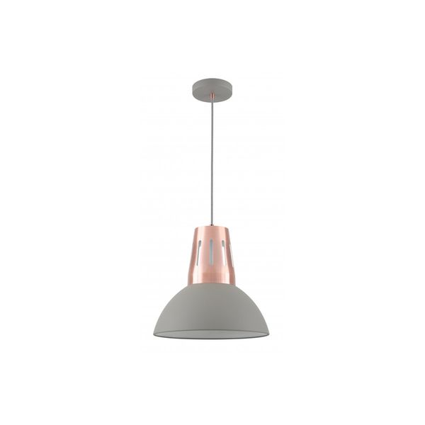 Ceiling fixture ARTEMIA L,2447,AC220-240V,50/60Hz,1*E27, max.40W, IP20, 34,5cm, single, grey image 1