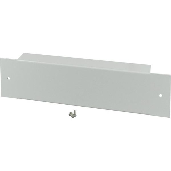 XLSPL1F4 Plinth, front plate for HxW 100 x 425mm, grey image 4