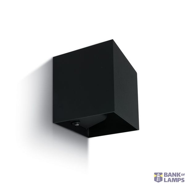 BLACK WALL 2x3W WW IP54 DARK LIGHT 100-240V image 1