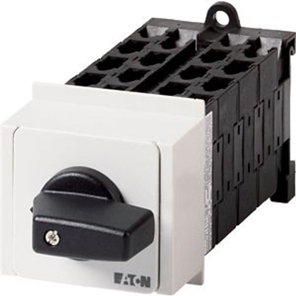 T0-8-8372/IVS Changeoverswitches, T0, 20 A, service distribution board mounting, 8 contact unit(s), Contacts: 16, 90 °, maintained, Without 0 (Off) position, 1-2, D image 4