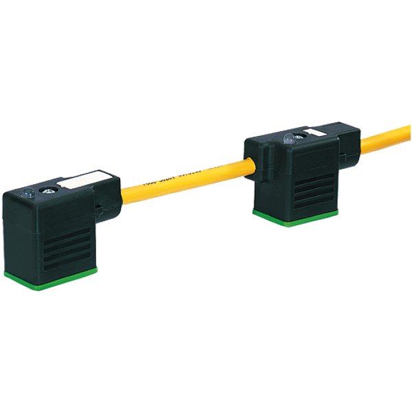 MSUD double valve B-10mm with cable PUR 4x0.75 ye 7.5m image 1