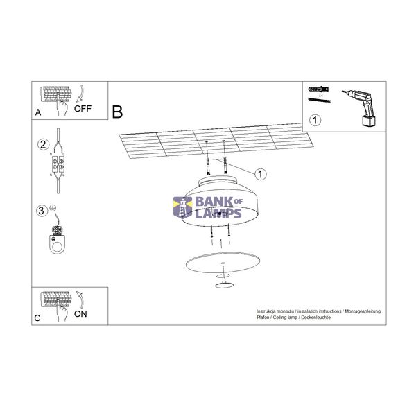 Ceiling lamp OMIQ red ochre image 5