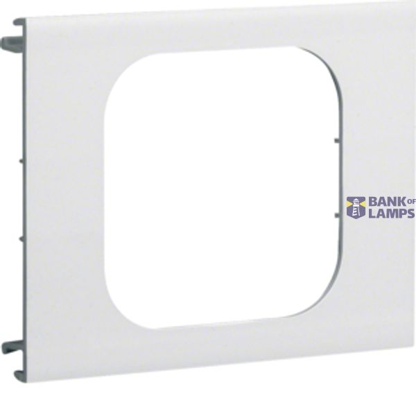 L 9600 White 9010 Pre-cut lid 1gang image 1