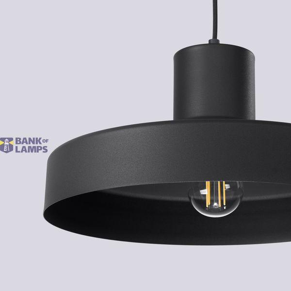 Pendant lamp BILO black image 4
