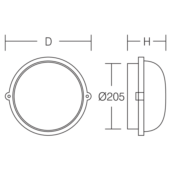 Alu-Superior, anthracite, on/off Ceiling and wall luminaires, D 245 H  image 3